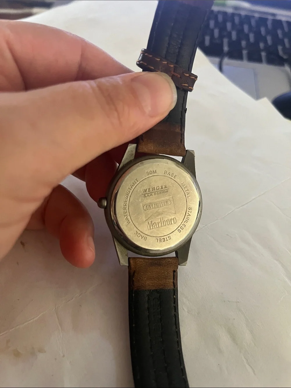 Wenger Swiss Military Marlboro Unlimited S.A.K Design 50M Mens Quartz Watch